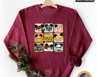 Disney Star Wars Sweatshirt, Darth Vader Sweatshirt, Star Wars Shirt,Disney Family Trip Shirt,Disneyland Sweatshirt,Gift For Star Wars Lover