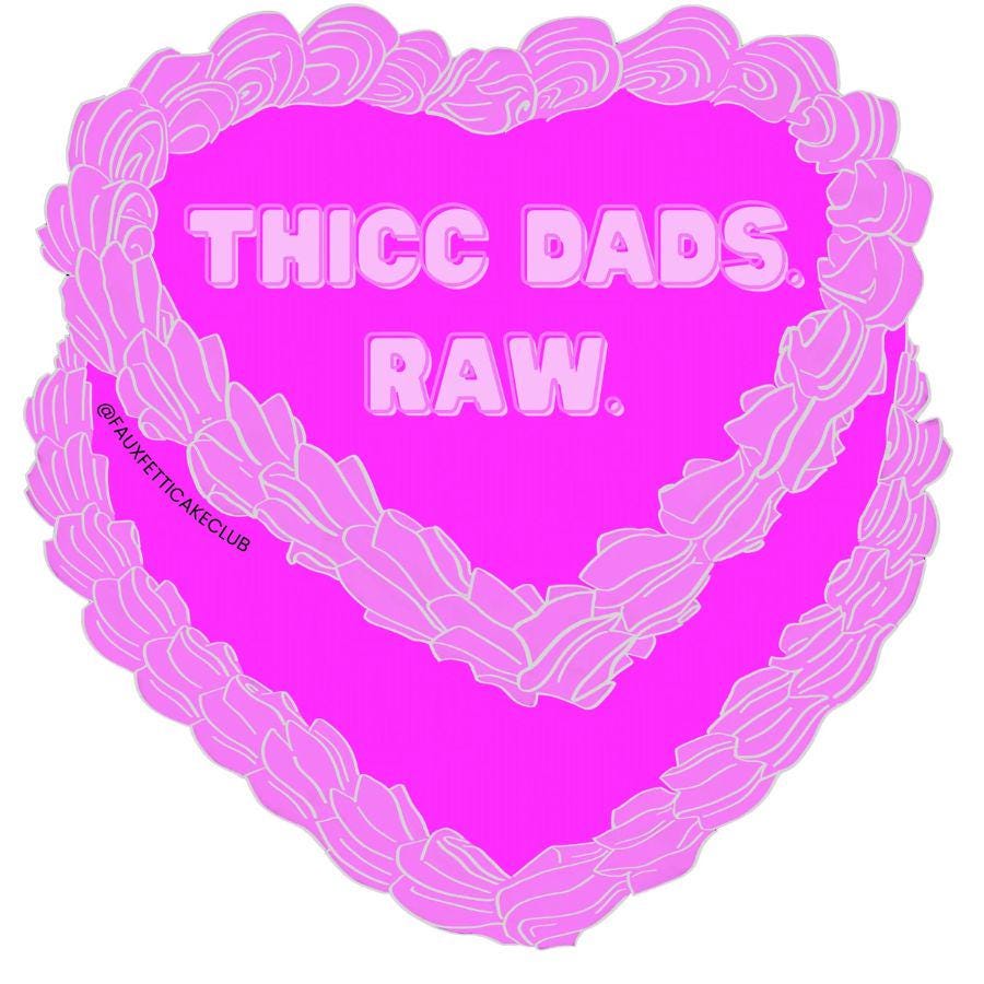 thicc dads who vape for christ bumper sticker Thicc Dads Who Vape For Christ Bumper Sticker main image 1