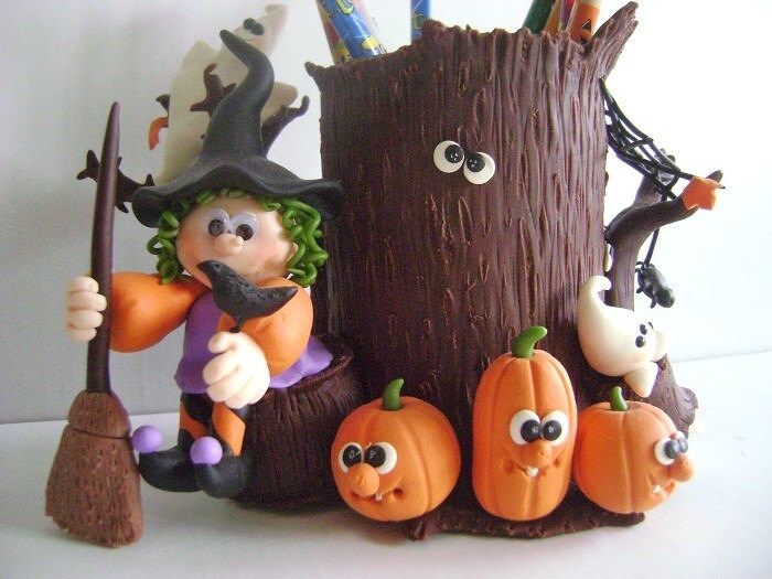 Halloween Decoration Pencil Holder Straw Holder Kids Gifts for