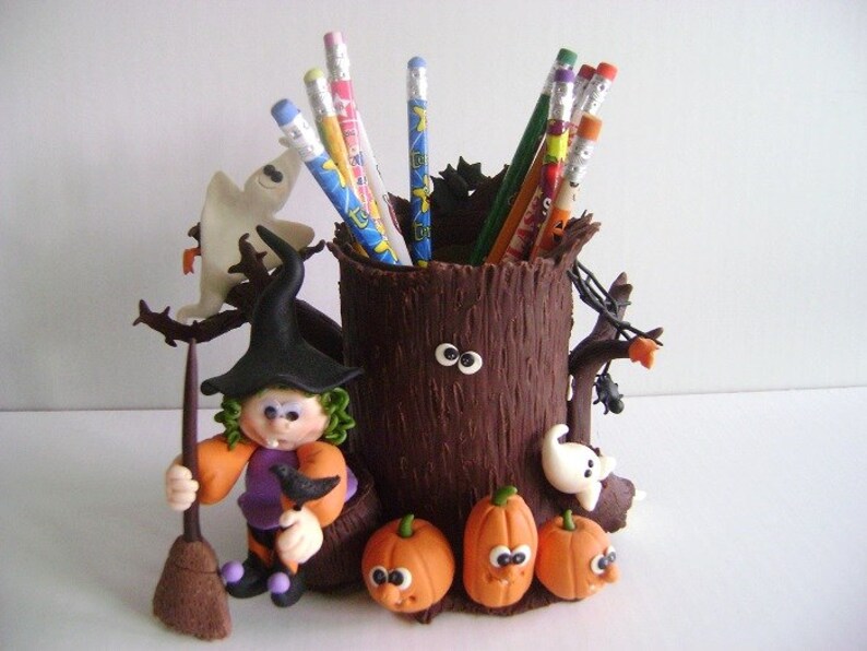Halloween Decoration Pencil Holder Straw Holder Kids Gifts for