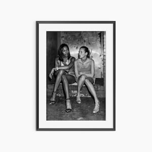 Impression Naomi Campbell, impression Kate Moss, impressions photographiques, affiche rétro, art mural noir et blanc, affiche de photographie de qualité musée