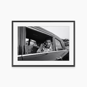 Muhammad Ali, impresiones fotográficas, póster de Muhammad Ali, póster retro, Muhammad Ali, arte mural en blanco y negro, póster fotográfico de calidad de museo