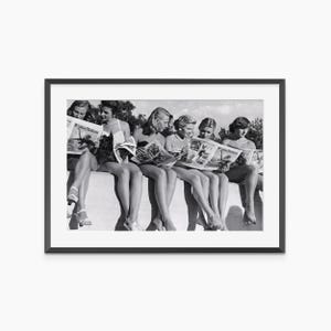 Newspaper Print, Photography Prints, Fashion Print , Aesthetic Room Decor, Fashion Wall Art, Black and White Prints, Museum Quality Wall Art