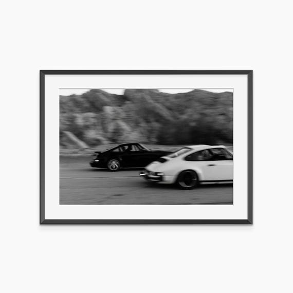 Porsche Wall Art, Photography Prints, Porsche Poster, Porsche 911 Poster, Porsche Print,  Black and White Prints, Museum Quality Wall Art