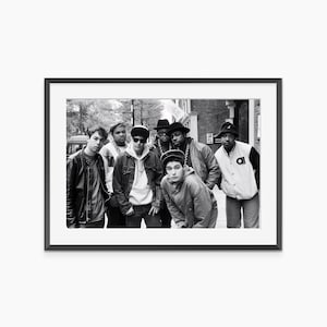 Pôster dos Beastie Boys, impressões fotográficas, Run DMC, Beastie Boys, pôster vintage, arte de parede em preto e branco, pôster fotográfico com qualidade de museu