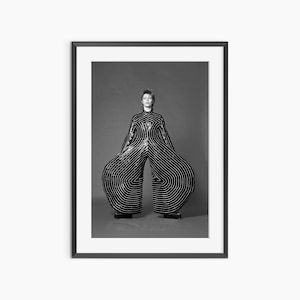 Impresión de David Bowie, impresiones fotográficas, póster de David Bowie, póster retro, arte mural en blanco y negro, póster fotográfico con calidad de museo