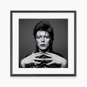 Stampa di David Bowie, stampe fotografiche, poster di David Bowie, poster retrò, arte murale in bianco e nero, poster fotografico di qualità museale