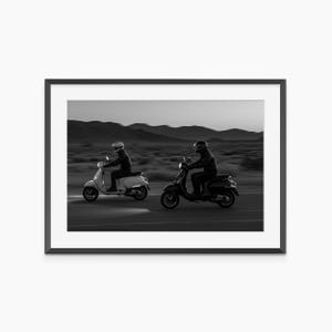 Motorcycle Poster, Photography Prints, Vespa Poster, Motorcycle Wall Art, Fine Art Print, Black and White Wall Art, Museum Quality Wall Art