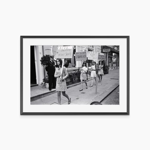 Mini Skirts Forever, Photography Prints, Feminist Poster, Vintage Prints, Black and White Wall Art, Museum Quality Photography Poster