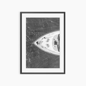 Luxury Wall Art, Photography Prints, Boat Prints, Yacht Poster, Fine Art Print, Black and White Wall Prints, Museum Quality Wall Art