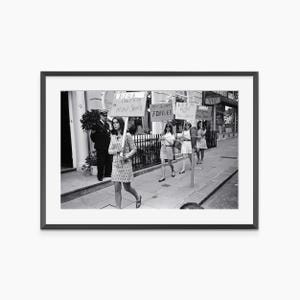 Mini Saias para sempre, Impressões fotográficas, Pôster feminista, Impressões vintage, Arte de parede em preto e branco, Pôster fotográfico com qualidade de museu