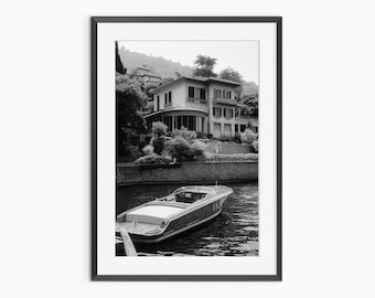 Boat Prints, Photography Prints, Yacht Poster, Coastal Wall Art, Fine Art Print, Black and White Wall Art, Museum Quality Photography Poster
