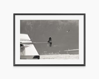 ジャン＝ミッシェル・ゲナール、ロデの岸辺の家、希少画集画、新品額装 ジャン＝ミッシェル・ゲナール、ロデの岸辺の家、希少画集画