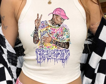 Viral Chris Brown Tour Breezy Bowl XX V2 Racerback Crop, Concert Retro 2025 Shirt, Chris Brown Graphic Concerta Tee, Music Tour Y2k T-Shirt