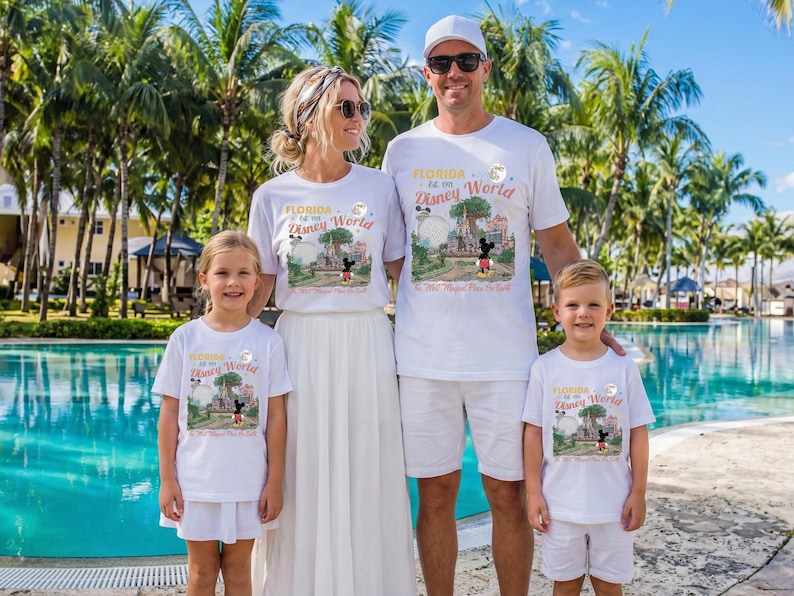 2026 Disneyworld Florida-skjorta, Disneyworld est. 1971-skjorta, Musse Pigg och vänner-skjorta, Disney-semester-tröja för par, Walt Disney World-fantröjor bild 2