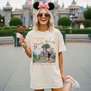 2026 Disneyworld Florida-skjorta, Disneyworld est. 1971-skjorta, Musse Pigg och vänner-skjorta, Disney-semester-tröja för par, Walt Disney World-fantröjor bild 3