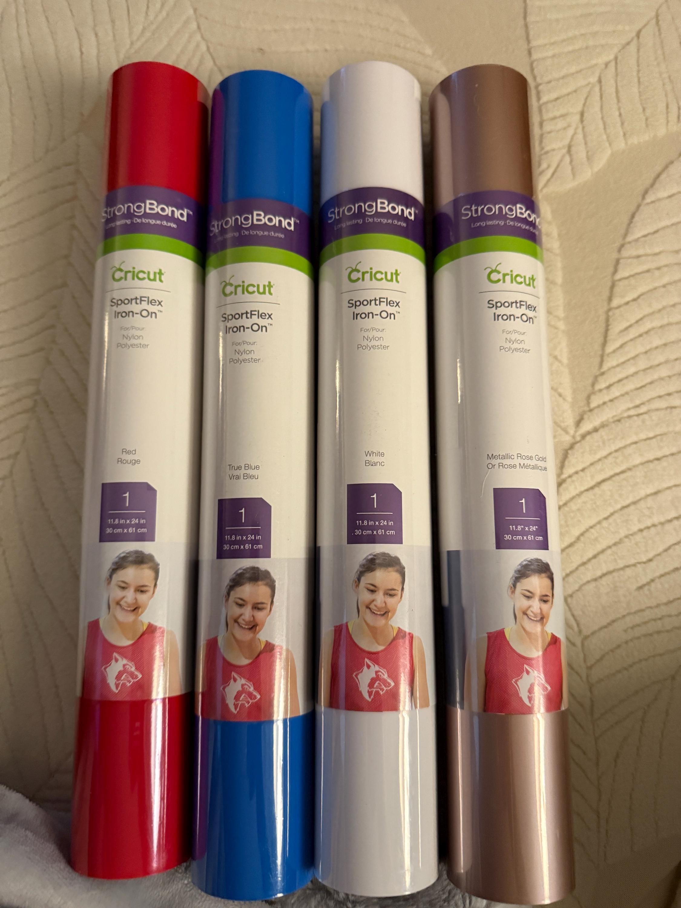 Cricut SportFlex Iron-On Rolo De Vinil Térmico 30x60cm Preto