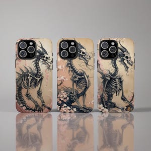 Vintage Dragon Phone Case: Hard Polycarbonate, Impact Resistant