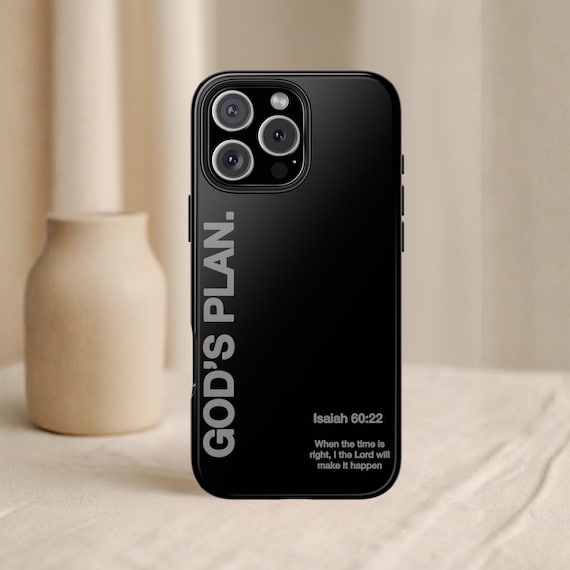 God’s Plan Bible Verse Phone Case Isaiah 60:22 • Christian Case iPhone 17 16 15 • Samsung S25 Ultra • Google Pixel 9 Faith Cover