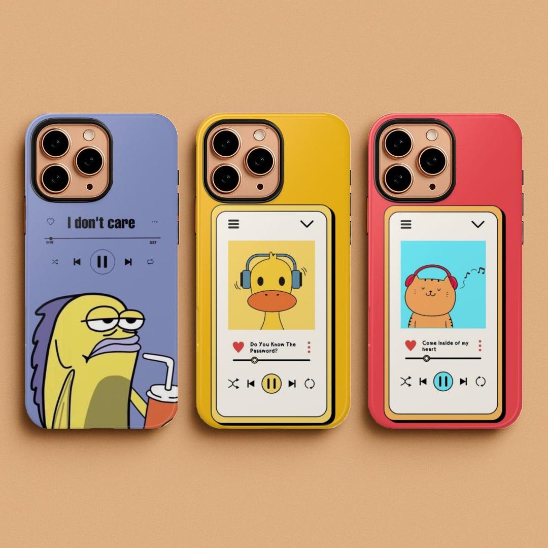 Funny Duck Phone Case, Meme Aesthetic Cover, Cute Quote Gift, Humor ...