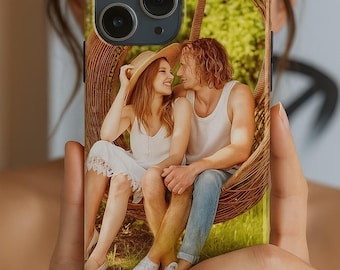 Custom Photo Phone Case, Personalized Picture Cover, Name or Text Gift, Tough Case for iPhone 17,16,15,14,13,12 & Samsung S25,S24, Pixel 9