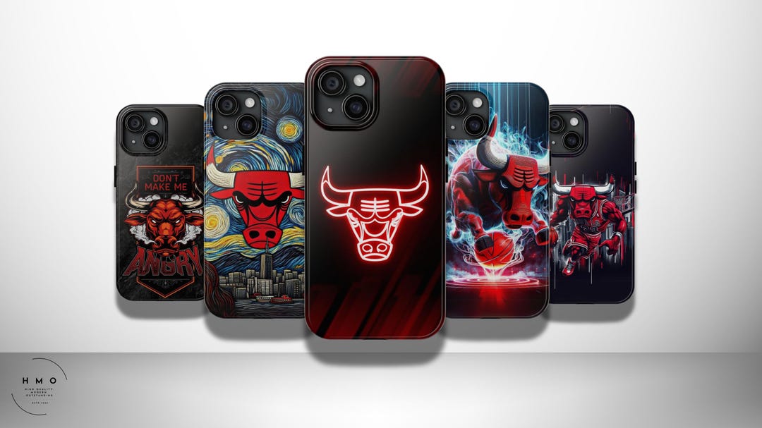 NBA, Chicago Bulls Phone Case, Aesthetic Cover iPhone 16 15 14 13 12 11 ...