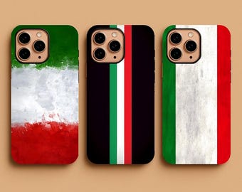Italy Flag Phone Case, National Flag Aesthetic Cover for iPhone 17 Pro Max, 15 Plus, 14, 13, 12, 11, XS & Samsung S25, S24, S23, Pixel 9 Pro