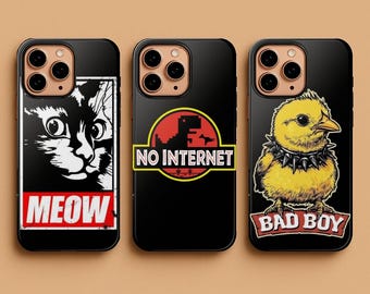 Funny Animal Meme Phone Case: iPhone, Samsung, Pixel