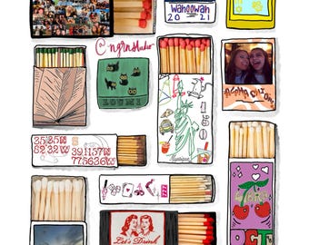 CUSTOM Collage / CUSTOM MATCHBOOK