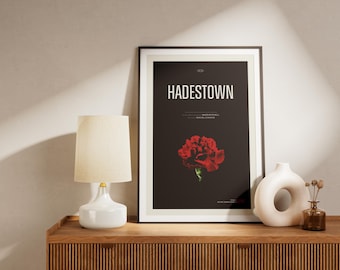 Hadestown Broadway Poster: Matte Vertical Theatre Wall Art