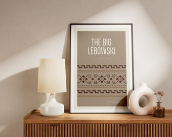 The Big Lebowski Poster: Movie Room Decor, Film Buff Gift