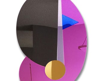 Modern Acrylic Mirror Wall Art/ Modern Geometric Sculpture