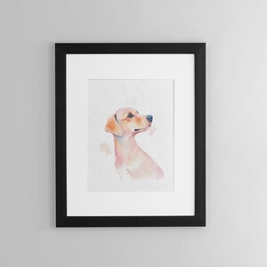 Arte de pared imprimible con perro rosa, adolescentes de decoración de dormitorio rosa, carteles para dormitorio, impresión de dormitorio