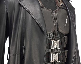 Blade Wesley Snipes Cosplay Costume – Handmade Leather Jacket or Vest for Men