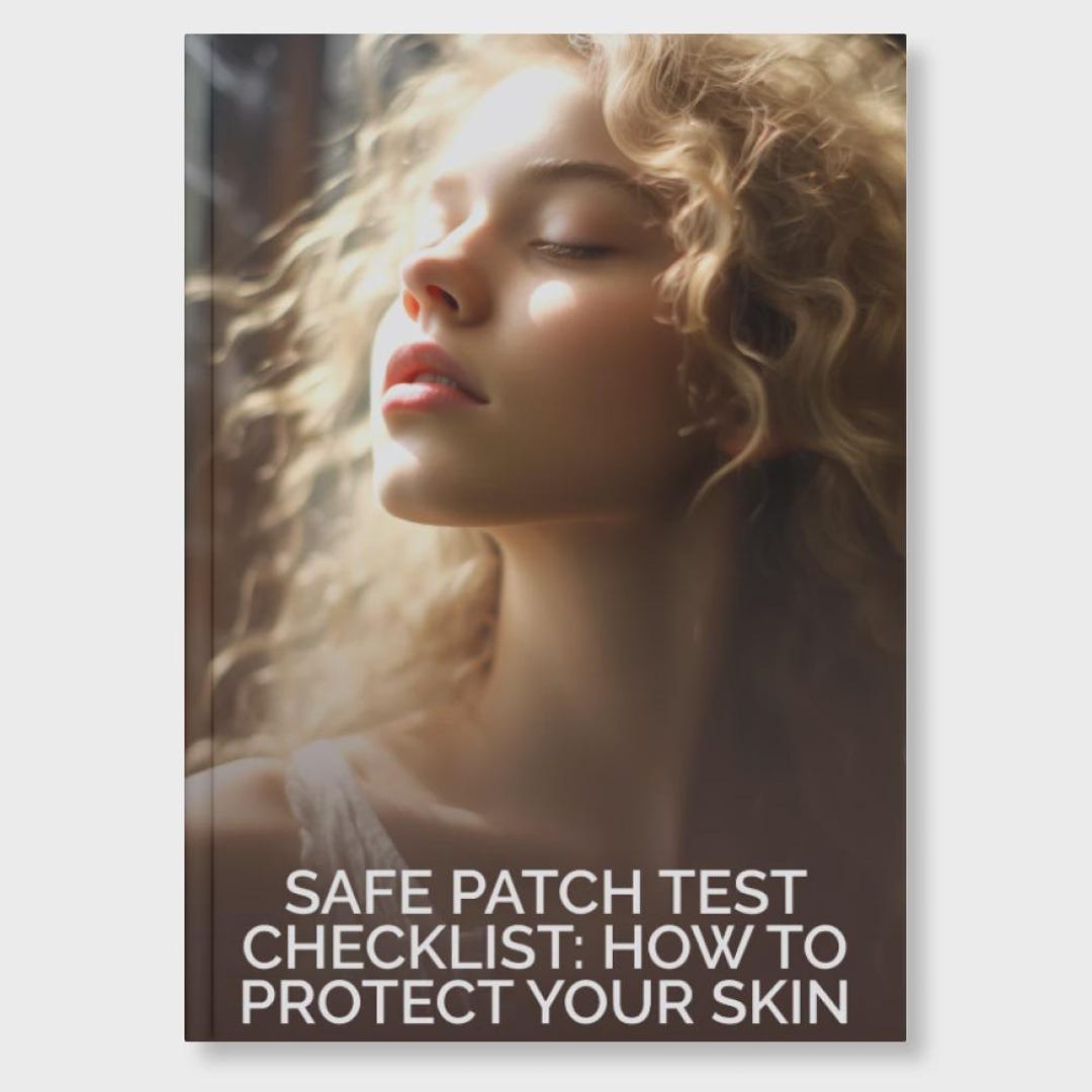 Safe Patch Test Checklist: How to Protect Your Skin | Printable ...