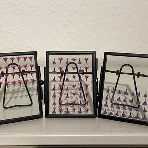 Pressed flower art, pressed flower frame, dried flower art