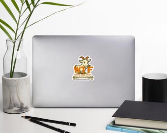 White Tree Farm Goat Sticker | Farm Fresh Goat Cheese Logo Sticker | Kiss-Cut Vinyl Sticker | Water Bottle, Laptop, Tumbler Decal | Gift