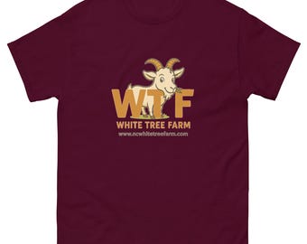 WTF Goat Lover T-Shirt: Funny Farm Unisex Tee