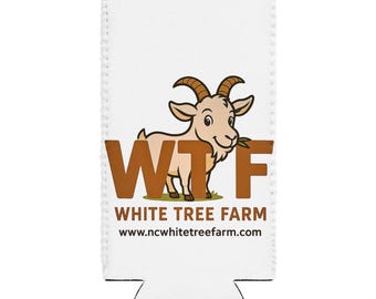 Funny Goat Can Cooler, WTF Farm Drink Sleeve