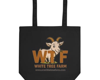Goat Lover Organic Cotton Tote Bag - White Tree Farm