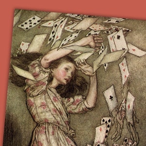 Alice in Wonderland 8 7x5 Prints by Arthur Rackham