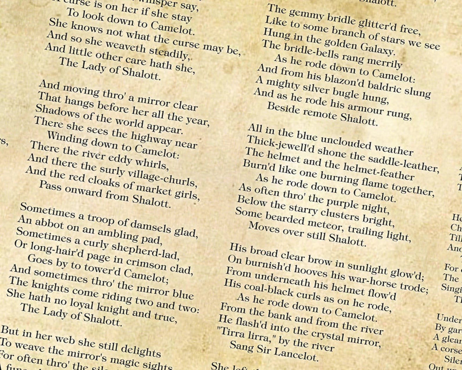 The Lady of Shalott by Alfred Tennyson