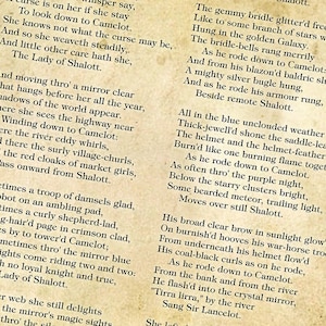 the lady of shalott lord tennyson the lady of shalott lord tennyson