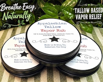 Appalachian Tallow Vapor Rub (2oz)