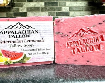Grass-Fed Tallow Soap | Handmade Natural Soap Bar | Cold Process | Sensitive Skin | Clean Ingredients
