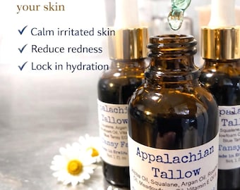 Blue Tansy Facial Oil | Jojoba, Squalane, Rosehip | Skin Barrier Support