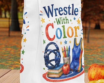 Bolsa de almuerzo infantil personalizada, bolsa de almuerzo isotérmica para lucha libre, bolsa de almuerzo para la vuelta al cole, regalo personalizado para luchadores, bolsa de almuerzo para niños y niñas