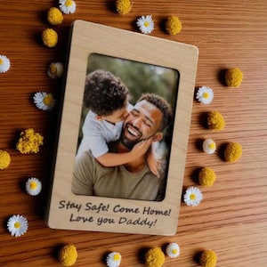 Cute Custom Picture Frame For Home Decor, Family Picture Frame With Engraved Custom Text, Engraved Photo Frame, Picture Stand, Couple Gift