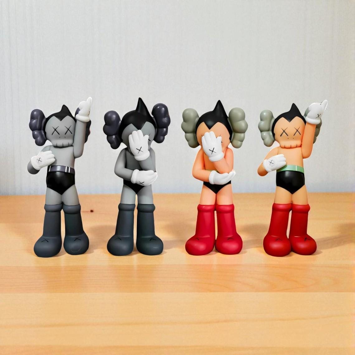 カウズ 鉄腕アトム KAWS ASTRO BOY New Kaws OriginalFake Astro Boy Grey Black Companion Dissected 5YL
