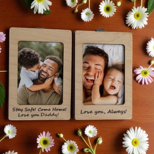 Cute Custom Picture Frame For Home Decor, Family Picture Frame With Engraved Custom Text, Engraved Photo Frame, Picture Stand, Couple Gift